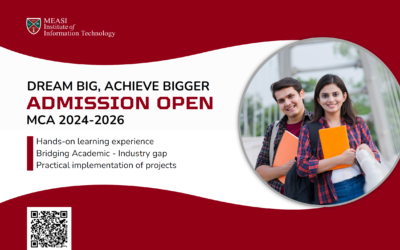MCA Admissions 2024-25 Open!