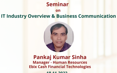 Seminar-IT Industry Overview & Business Communication