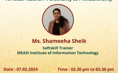 FDP – An Ideal Teacher